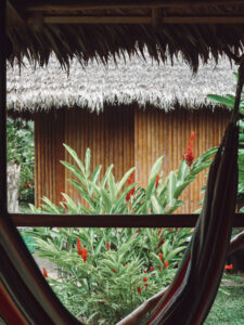 Hammock in the cabana at Inkaterra Reserva Amazonica
