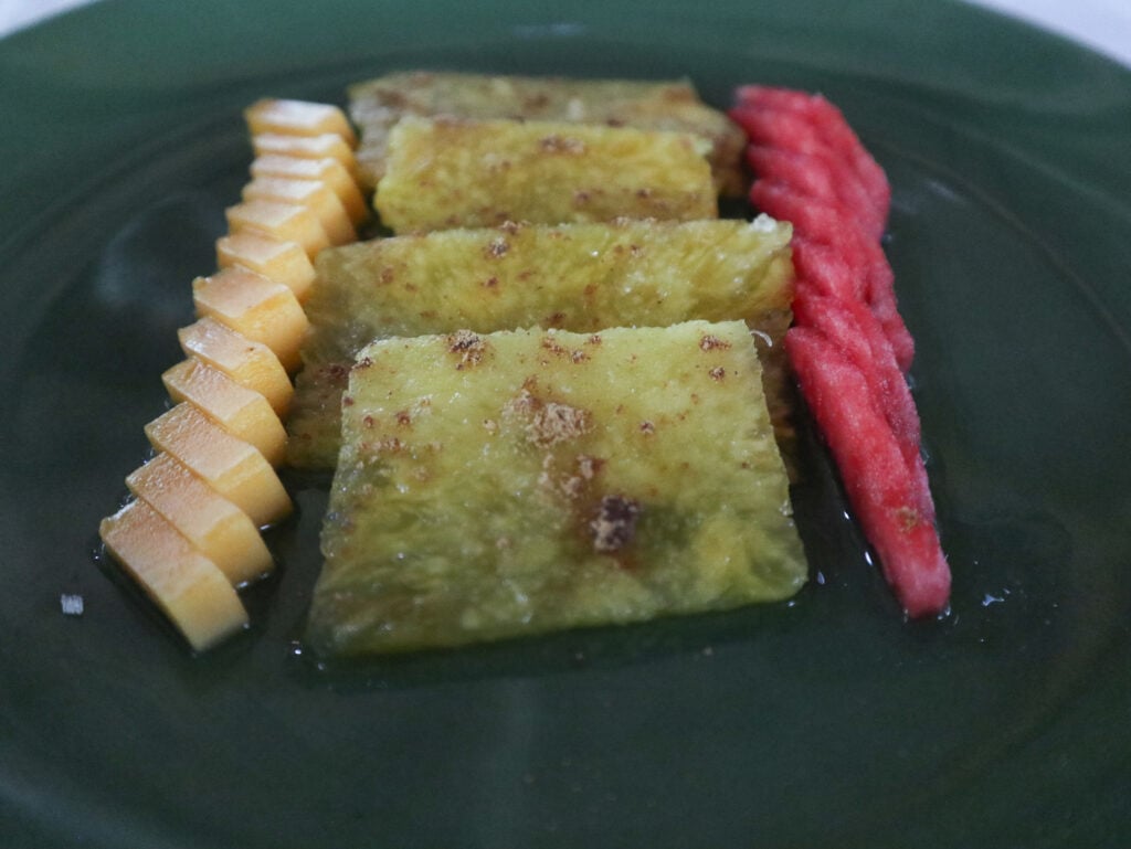 Fruit dessert at Inkaterra Reserva Amazonica