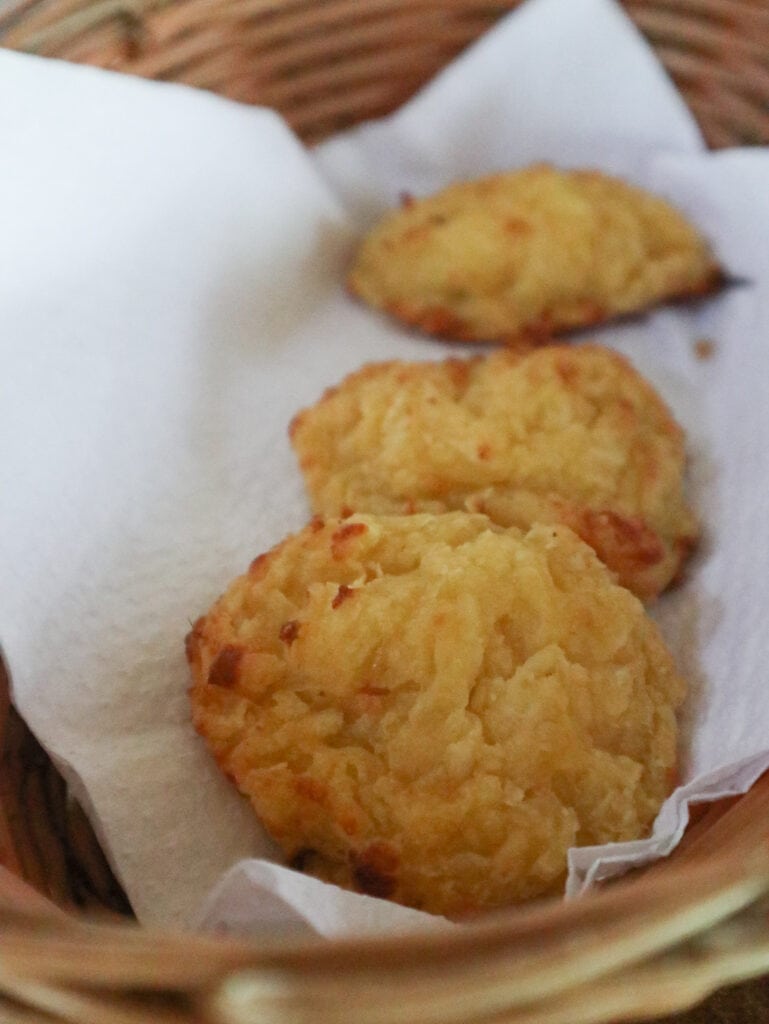 yucca bread at Inkaterra Reserva Amazonica