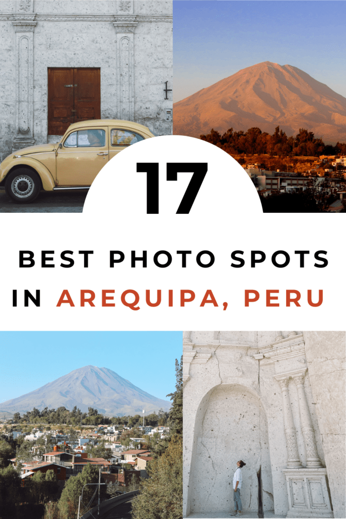 Arequipa is Peru's most photogenic city. Learn where the best photo spots in Arequipa are in this self guided photo tour of Arequipa.