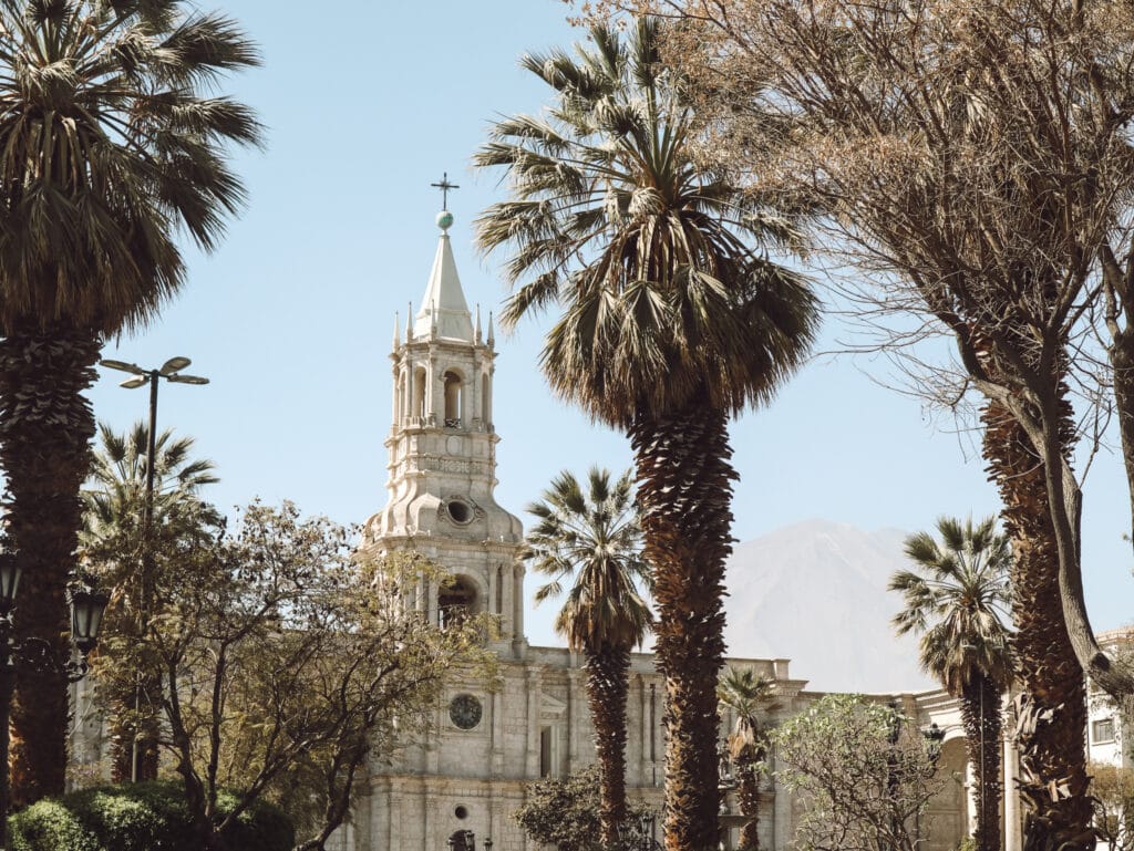 Plaza de Armas in Arequipa Peru