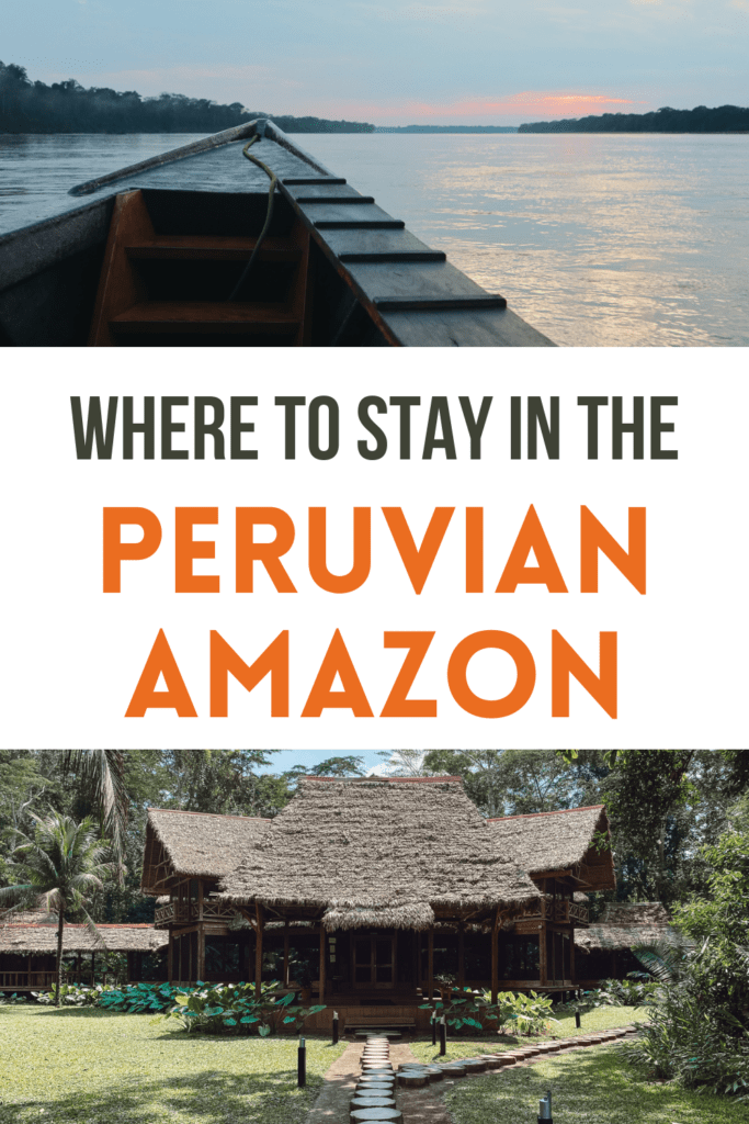 Looking for the best Amazon lodge in Peru? Check out this eco-luxury Amazon lodge in the Tambopata Reserve, one of the most accessible Amazon lodges in Peru.
