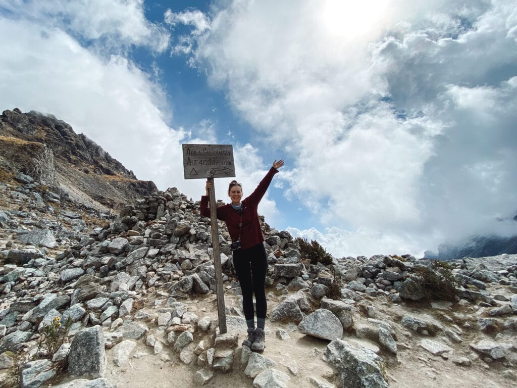 At Salkantay pass 