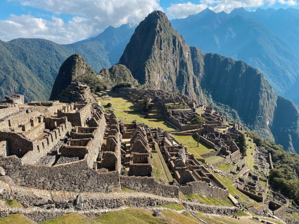 Machu Picchu in the sun, one of the best salkantay trek photos