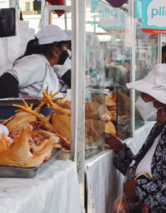 Mercado san camilo meat stands - one of the best things to do in arequipa