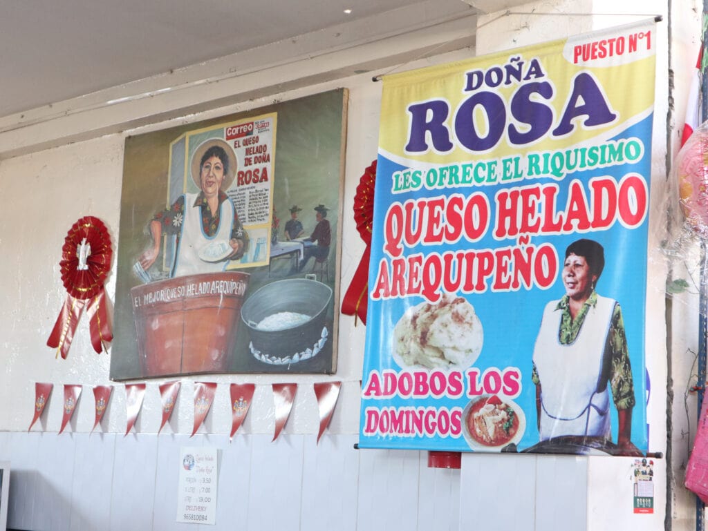 Dona rosa queso helado is one of the best things to do in arequipa