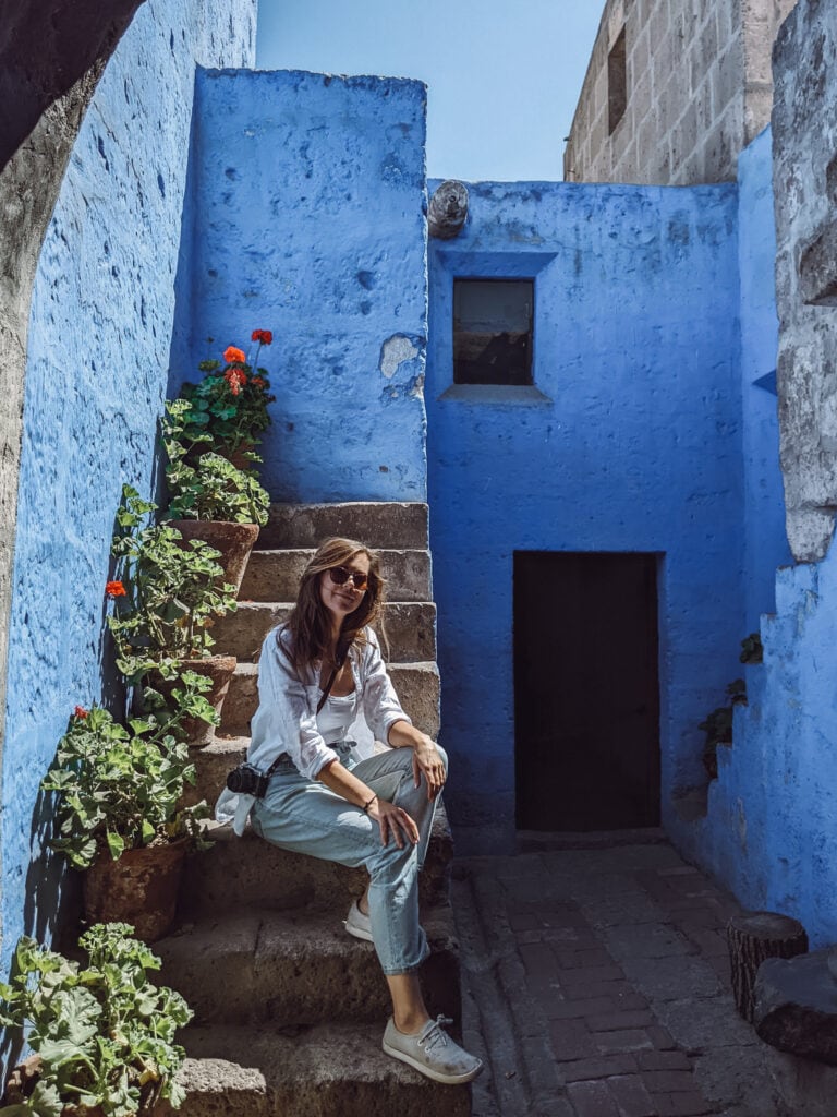 Santa Catalina Monastery in Arequipa Peru