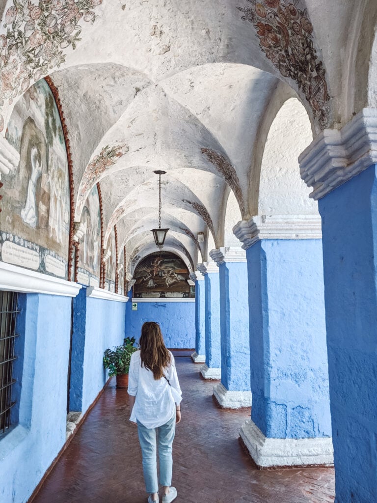 Santa Catalina Monastery in Arequipa Peru