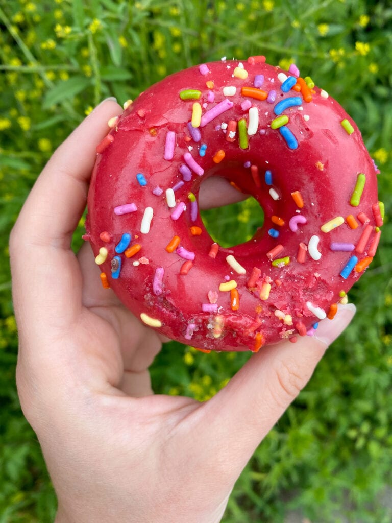 gluten free donut from gluten free gem in portland oregon