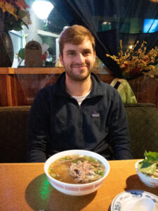 Dan with gluten free 48 hour pho in portland oregon