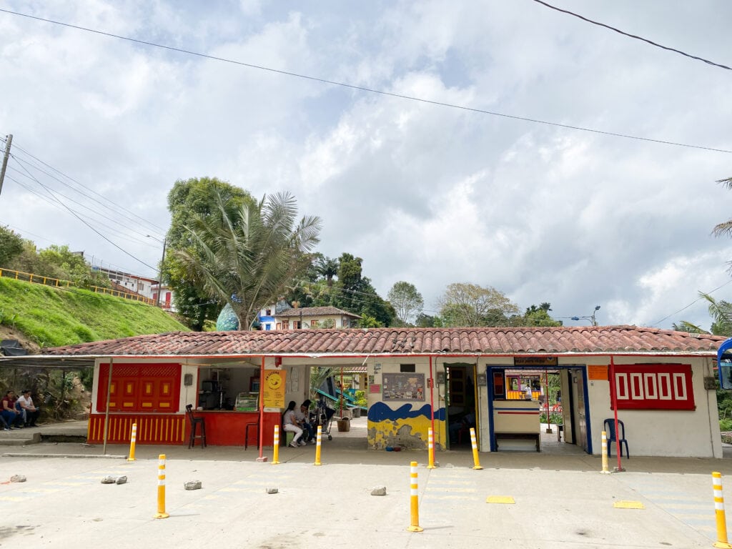 The Salento Colombia bus station