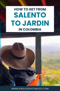 There are two main ways to get from Salento to Jardin by public transport. In this post, learn exactly how we got from Salento to Jardin.