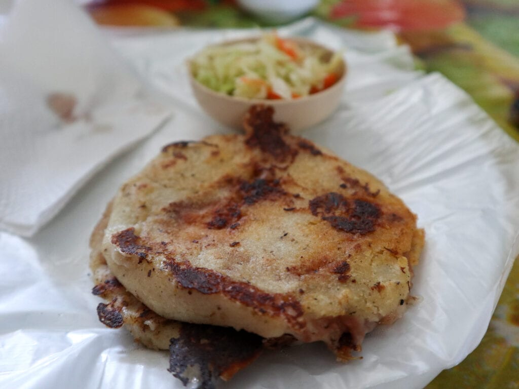 Pupusas in El Salvador