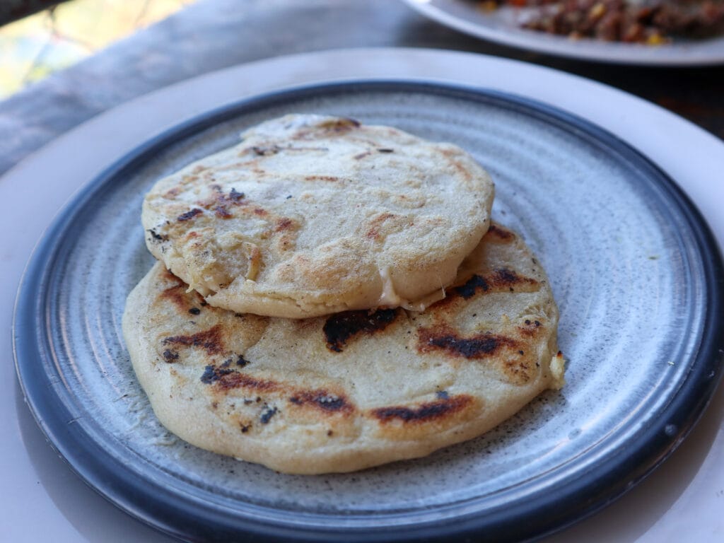 Two pupusas.