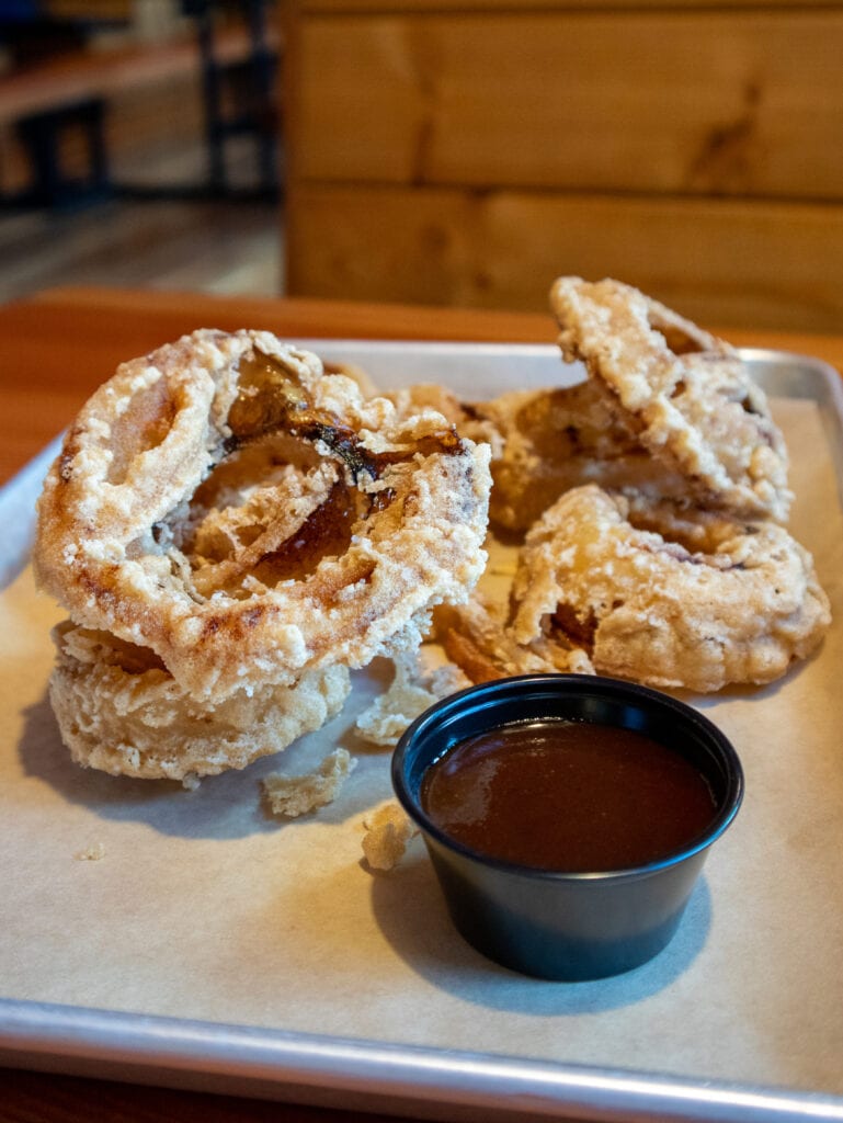 Gluten free onion rings