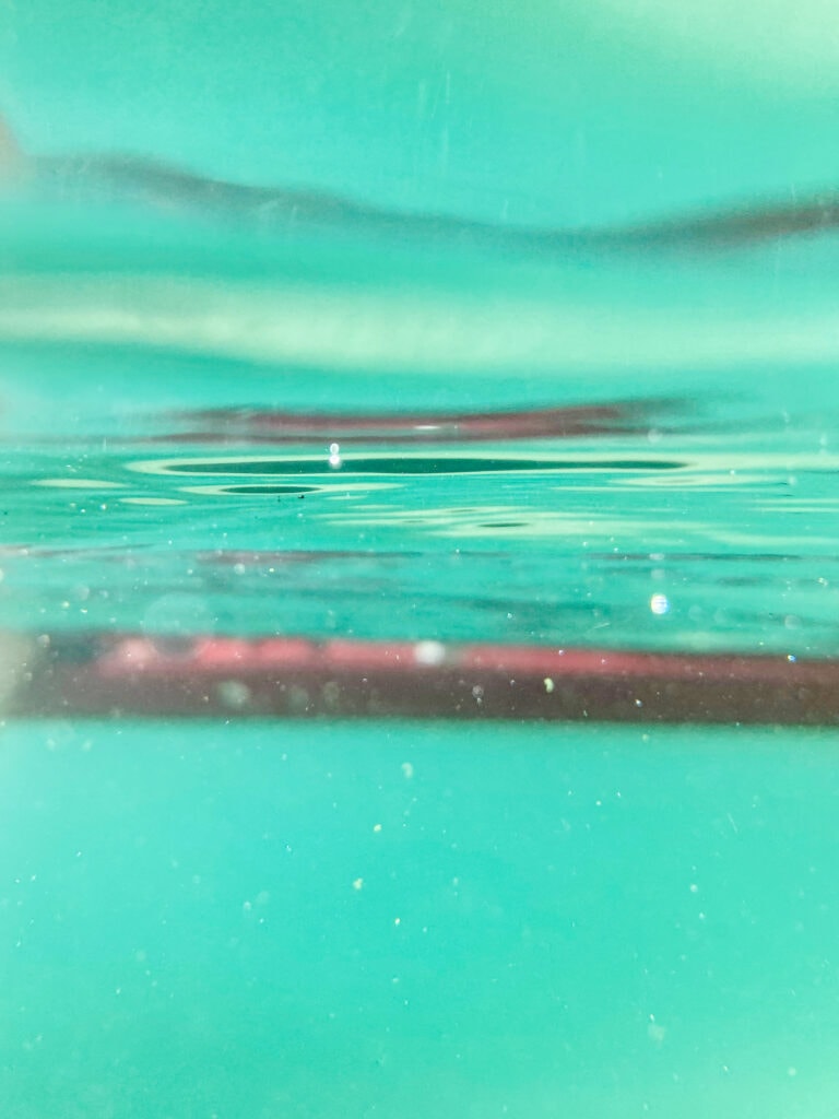 Underwater photo of Lake Atitlan.