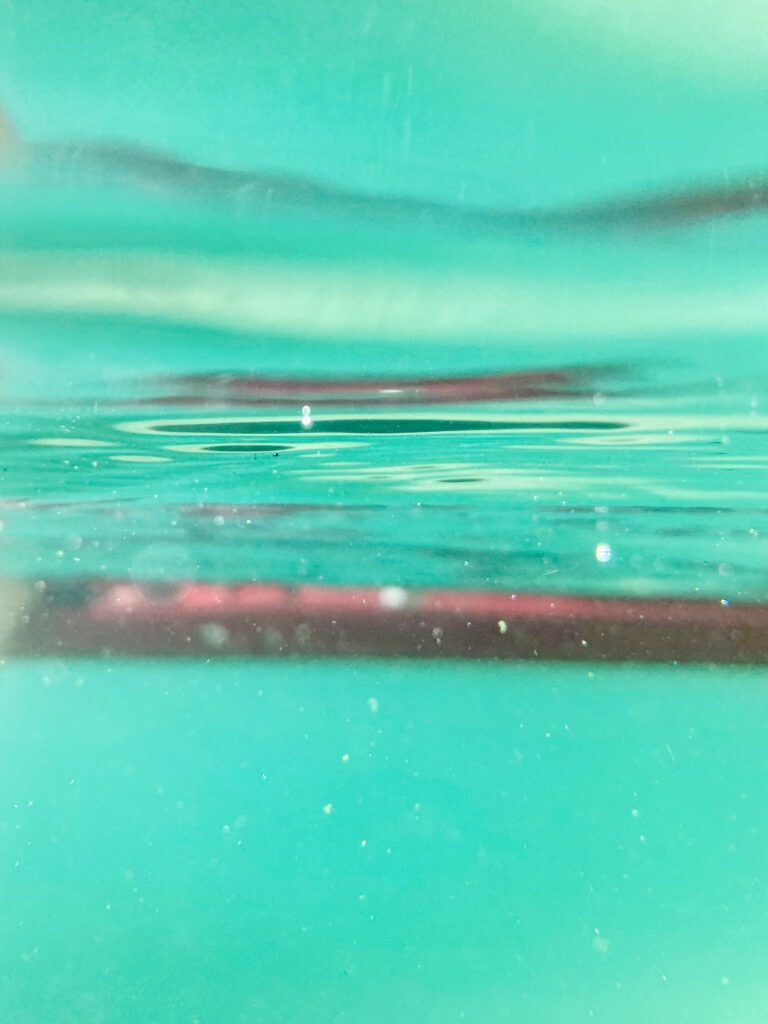Underwater photo of Lake Atitlan.