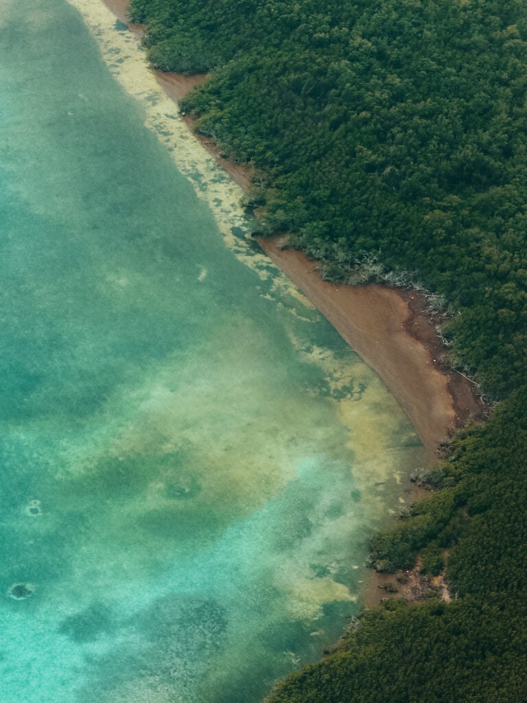 Turneffe Atoll off the coast of Belize.