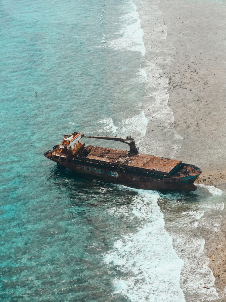 Shipwreck in Belize