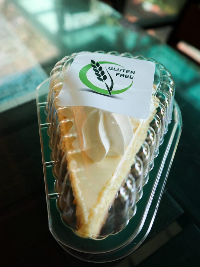 Gluten free key lime pie from Kermit's.