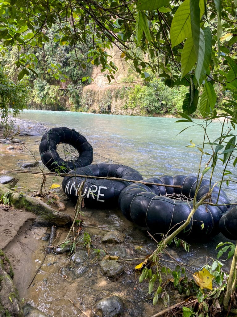 Tubes for Bukit Lawang river tubing