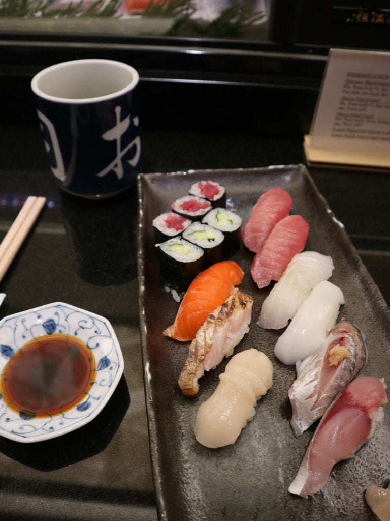 Celiac safe sushi Tokyo.