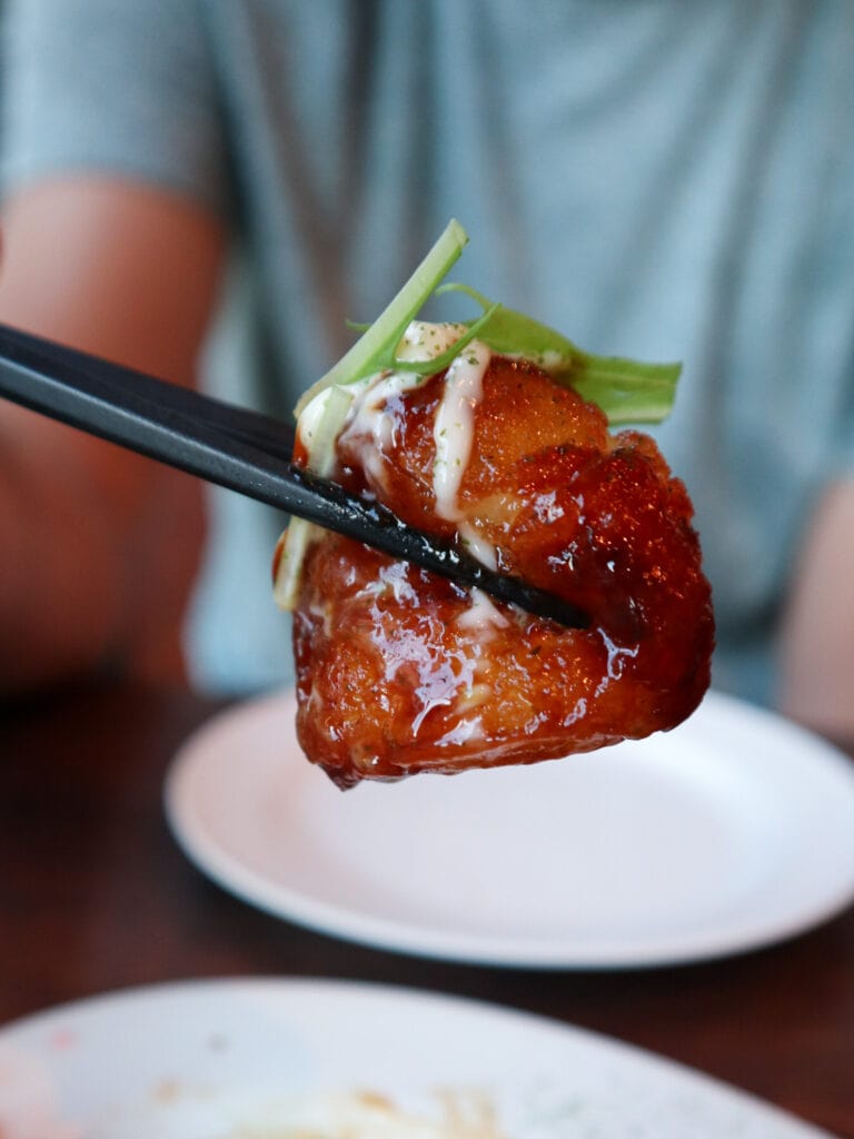 gluten free takoyaki held my chopsticks