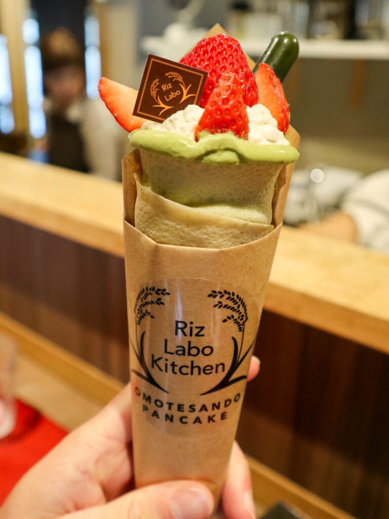 Gluten free crepe Tokyo at Rizlabo.