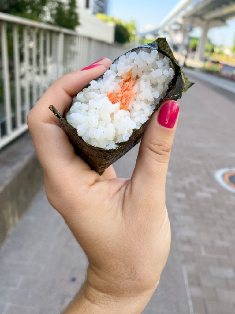 Salmon onigiri