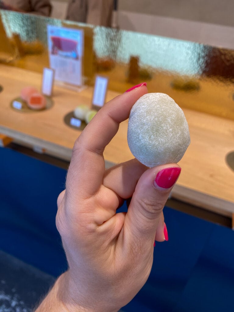 grape daifuku in Tokyo