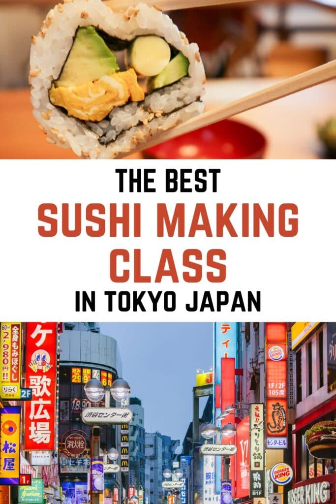 Look no further for the best sushi making class in Tokyo! Cooking Sun is our top pick for a Tokyo sushi class - read our full review here.
