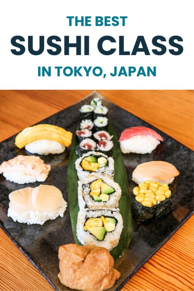 Look no further for the best sushi making class in Tokyo! Cooking Sun is our top pick for a Tokyo sushi class - read our full review here.
