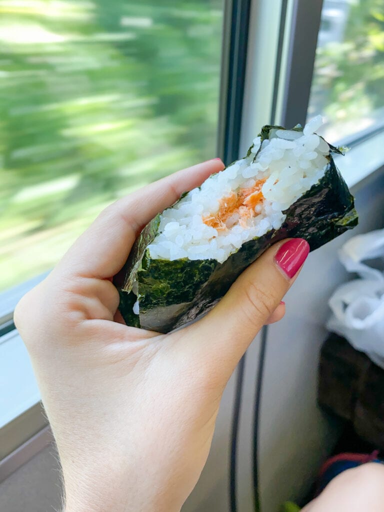 Salmon onigiri