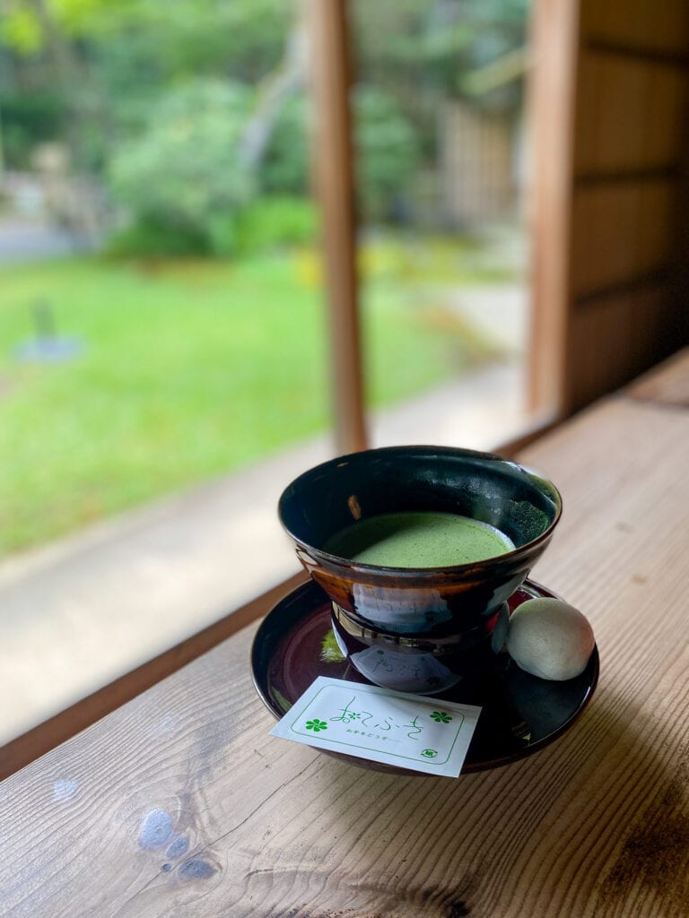 Kyoto tea house.