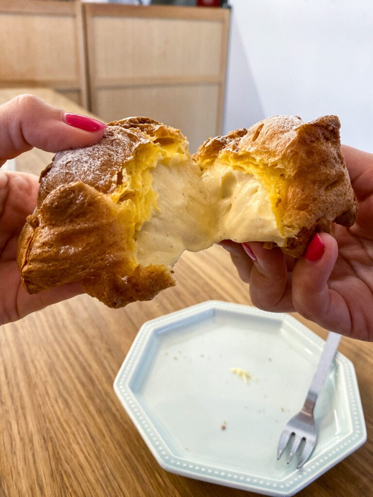 Gluten free cream puff pastry from Comeconoco