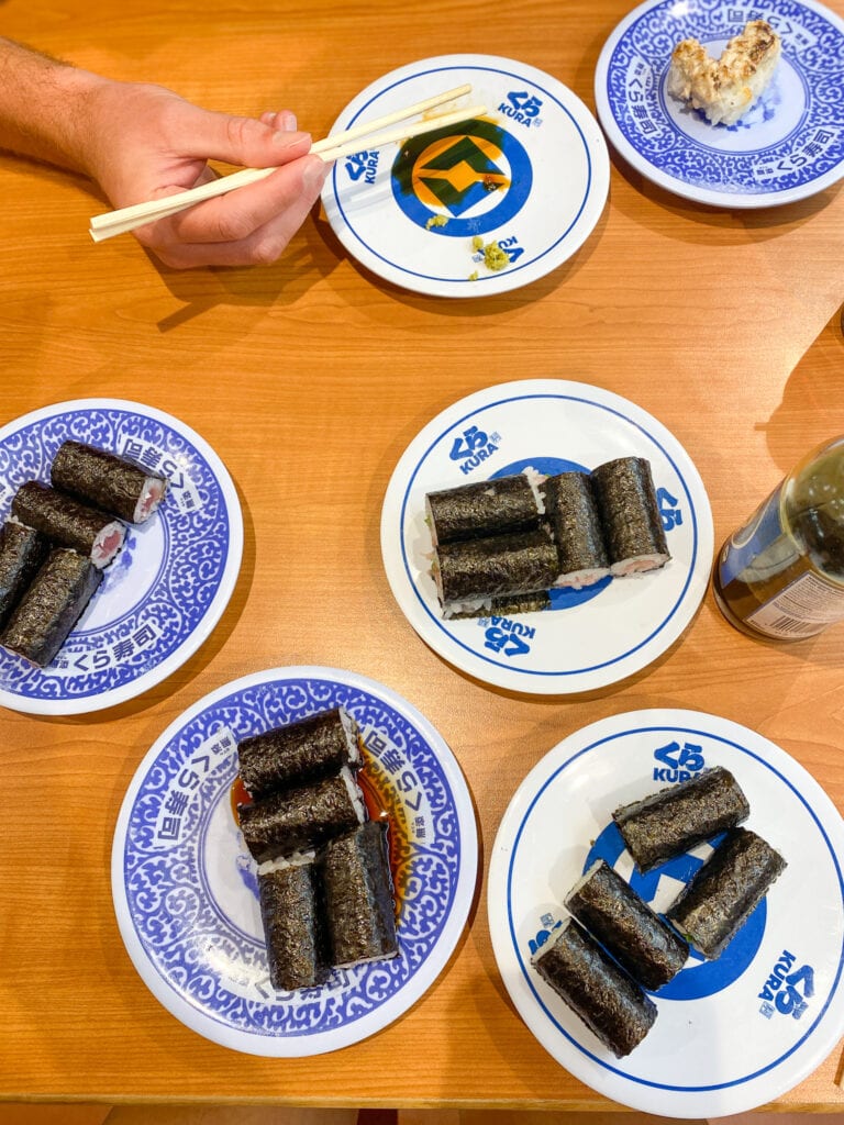 Kura Sushi Japan.