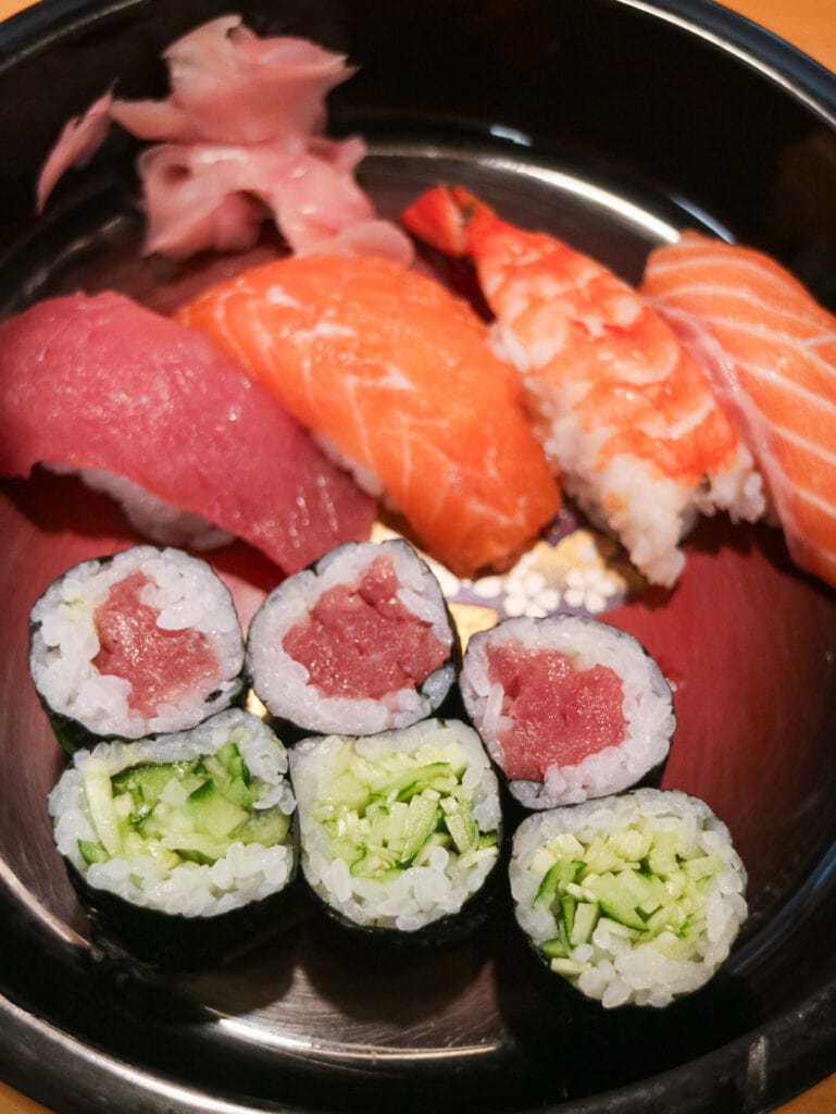 Gluten free sushi in Japan