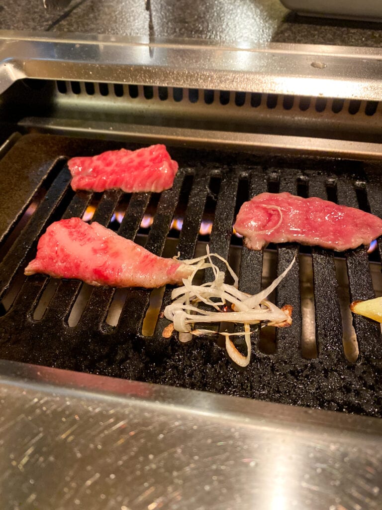yakiniku grill in Japan