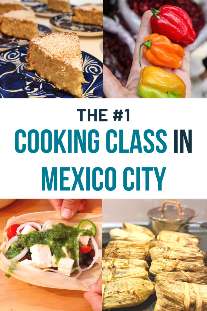 This Mexico City cooking class has the best of both worlds: a four-course authentic Mexican menu and a market tour. Read the full review here.