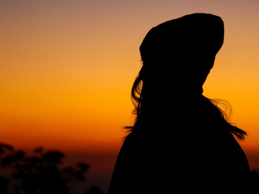 sunset on conchagua volcano