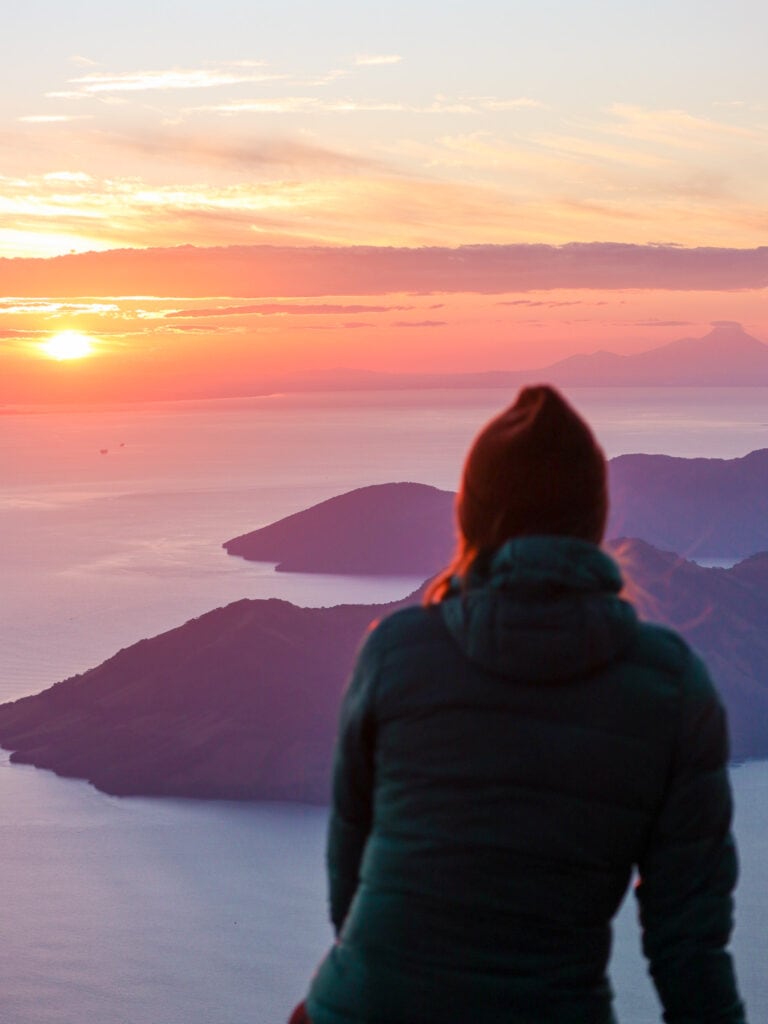 conchagua volcano sunrise el salvador