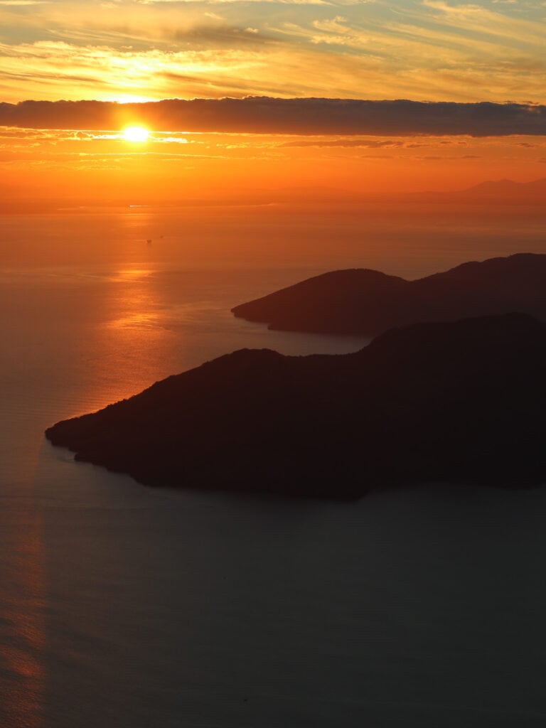 conchagua volcano sunrise