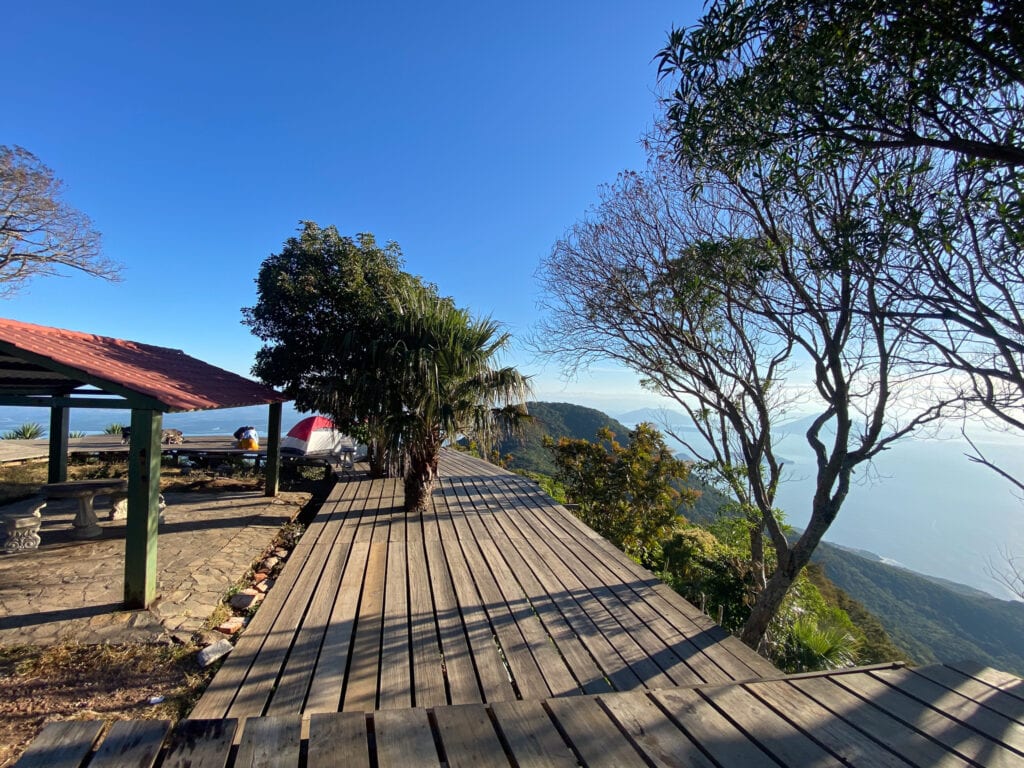 Mirador Espiritu de La Montaña campsite on conchagua volcano