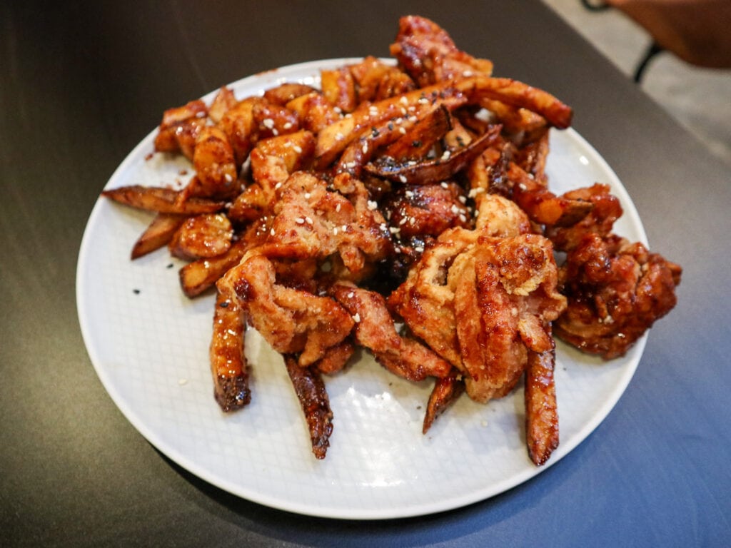 Gluten free Korean fried chicken