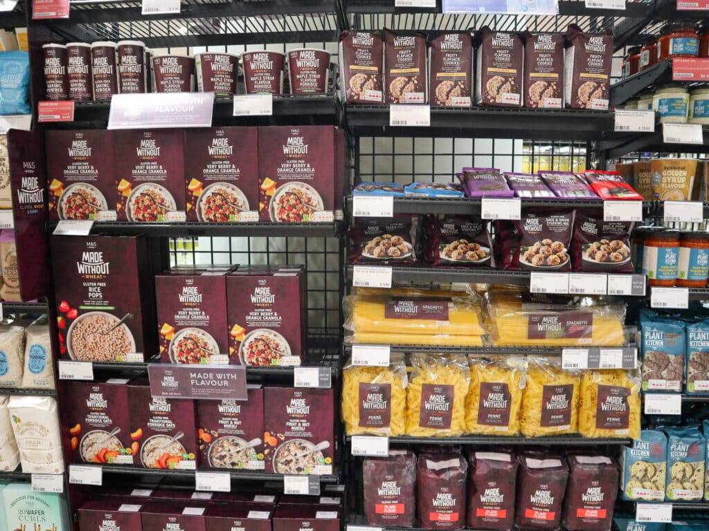 gluten free aisle marks and spencer singapore