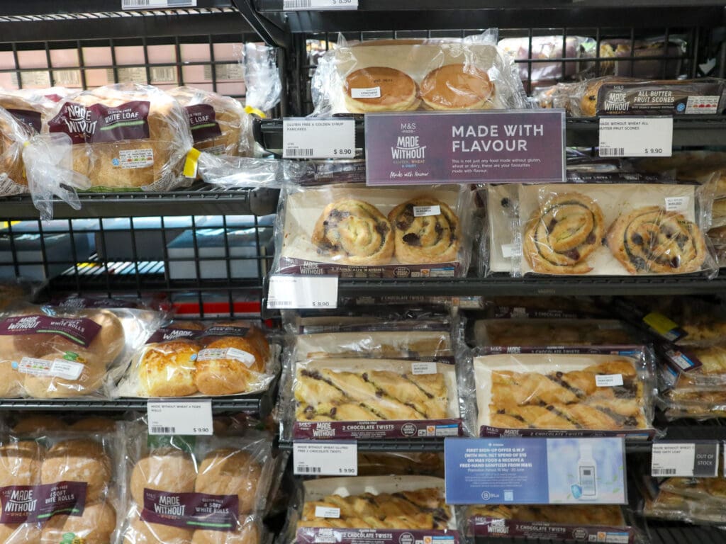 gluten free aisle marks and spencer singapore