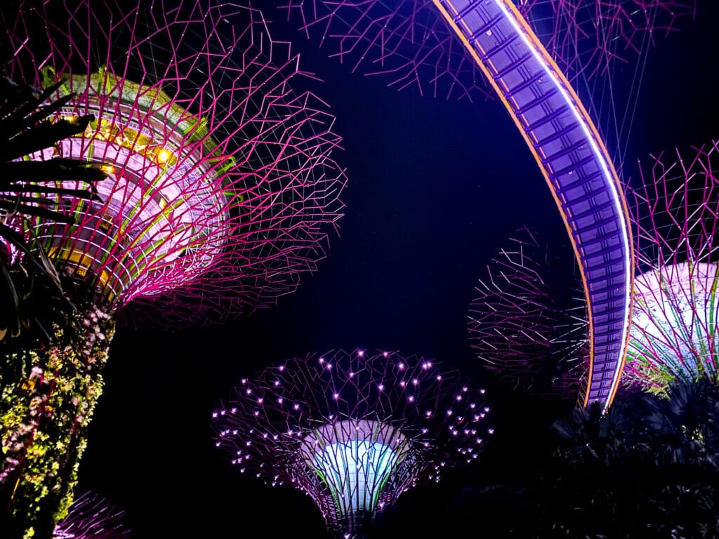 Garden rhapsody light show singapore