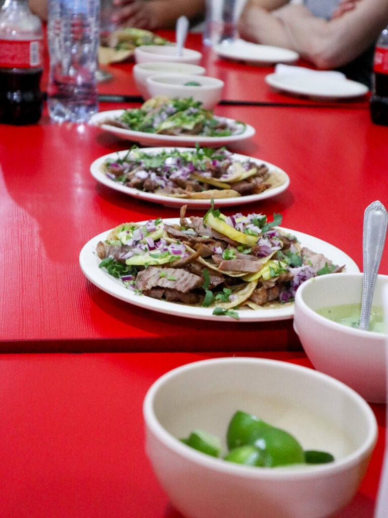 Tacos in mexico city