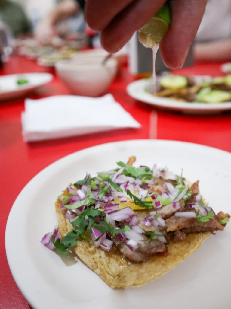 Tacos al pastor mexico city