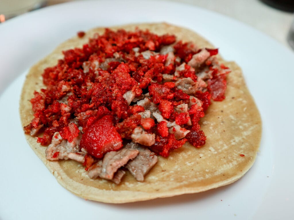 tacos de guisado.